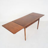 Mid-century teak extendable dining table, 1950's