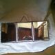 Antique 3-sided barber's mirror