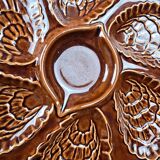 Set of 12 oyster plates – France – vintage – Ø23.5 cm