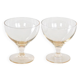 2 coupes à dessert danoises, années 1970