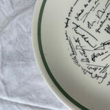 Set of 6 dessert plates Gien - Special edition Julliard