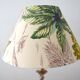 Lampshade, botanical vintage Jouy canvas, flowers