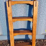 Étagère de bateau 4 niveaux en bois et corde