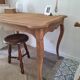 Solid oak desk / console / side table