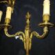 4 bronze wall lights in Louis XVI - XV style