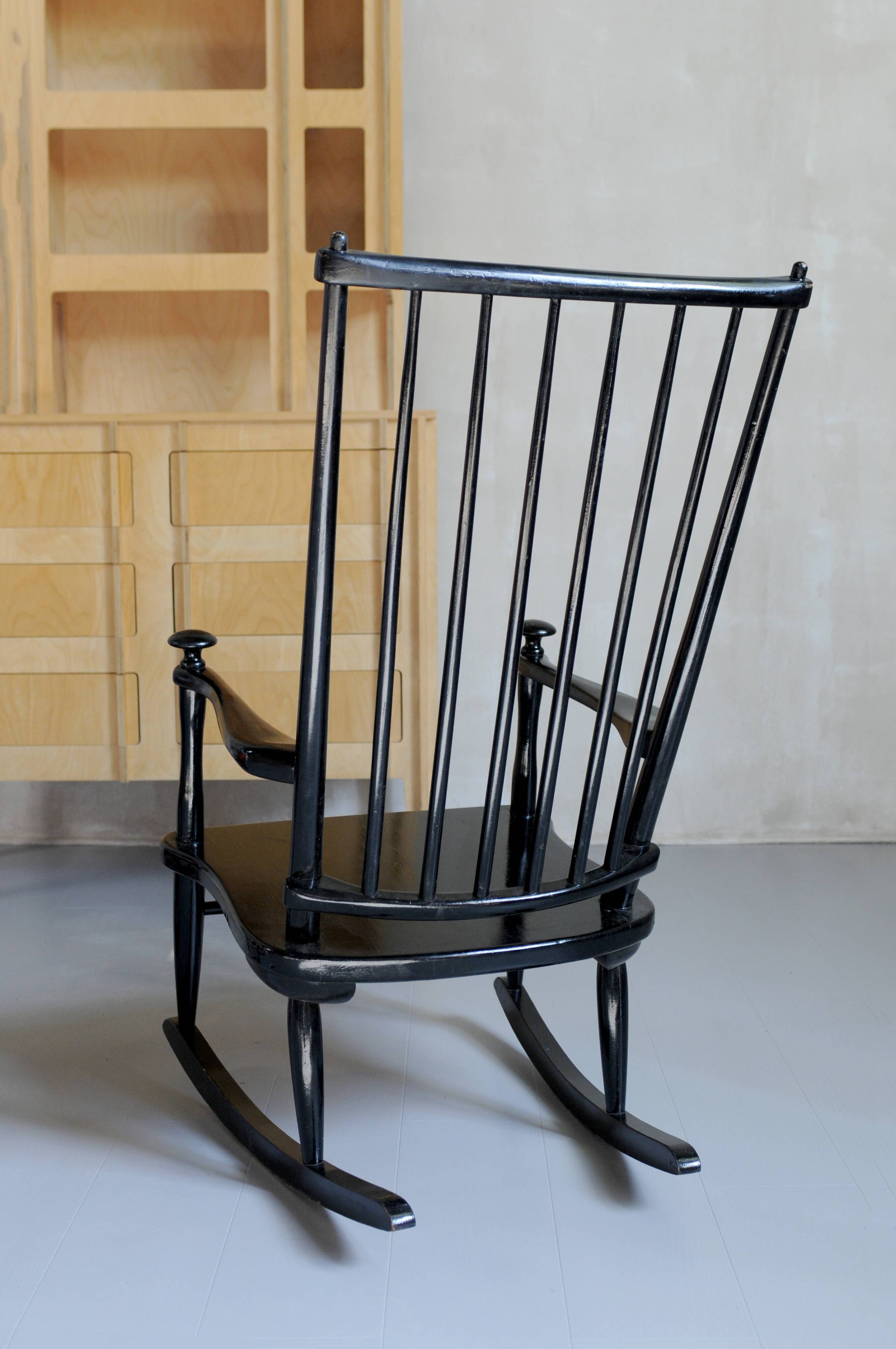 Pair of rocking chairs Scandinavian 1960
