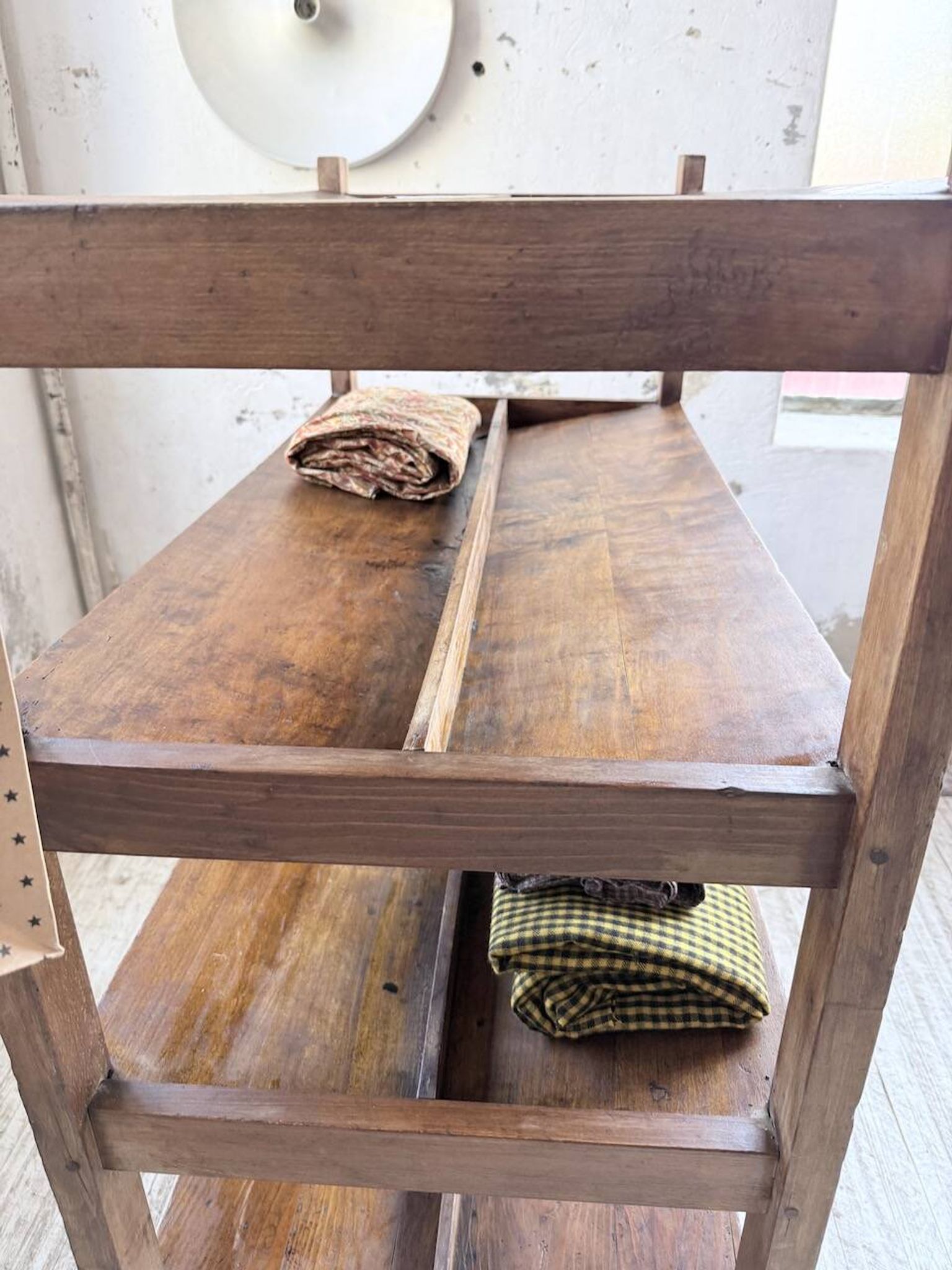 Old bakery shelf from the 1950s.