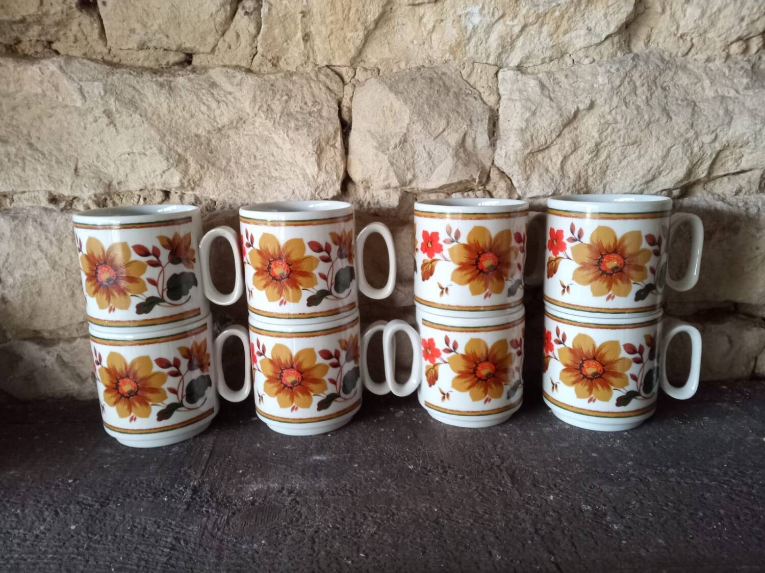 Tognana Italy Porcelain Coffee Cups