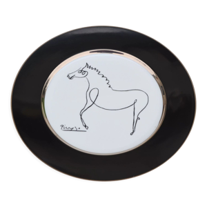 Assiette cheval