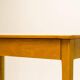 Small maple desk with a laminate top and two drawers, Fritz Hansen, 1950s.