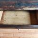 Antique farmhouse table in solid oak – rustic Louis XIII desk