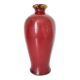 Chinese red ceramic vase 23 cm