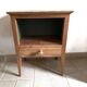 Antique spindle leg bedside table