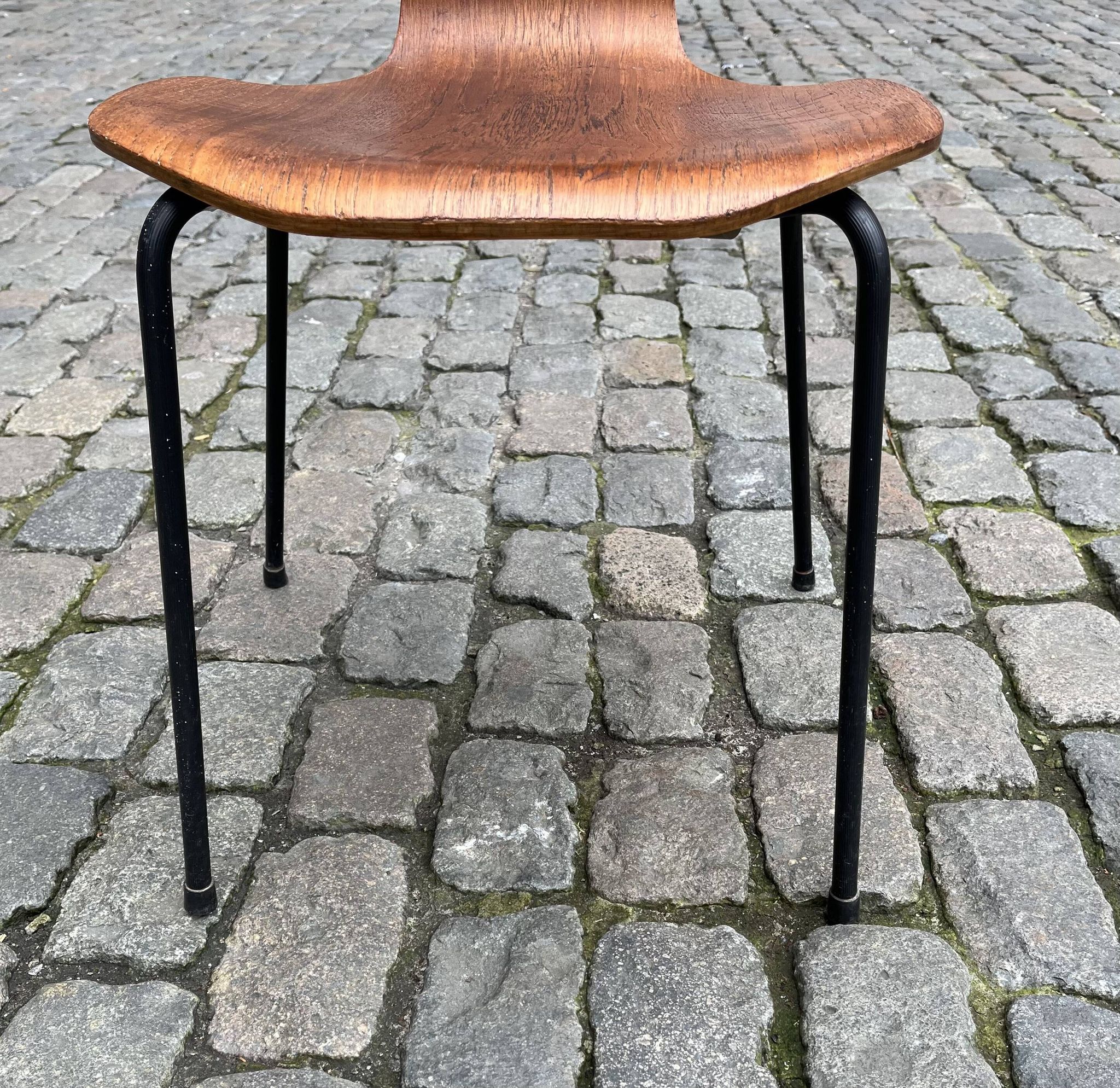 Chaise en teck par Arne Jacobsen, Danemark, 1960's