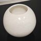 Ball-shaped vase Moulin des loups art deco off-white ceramic