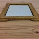 Miroir style Napoléon III 43x37 cm, doré