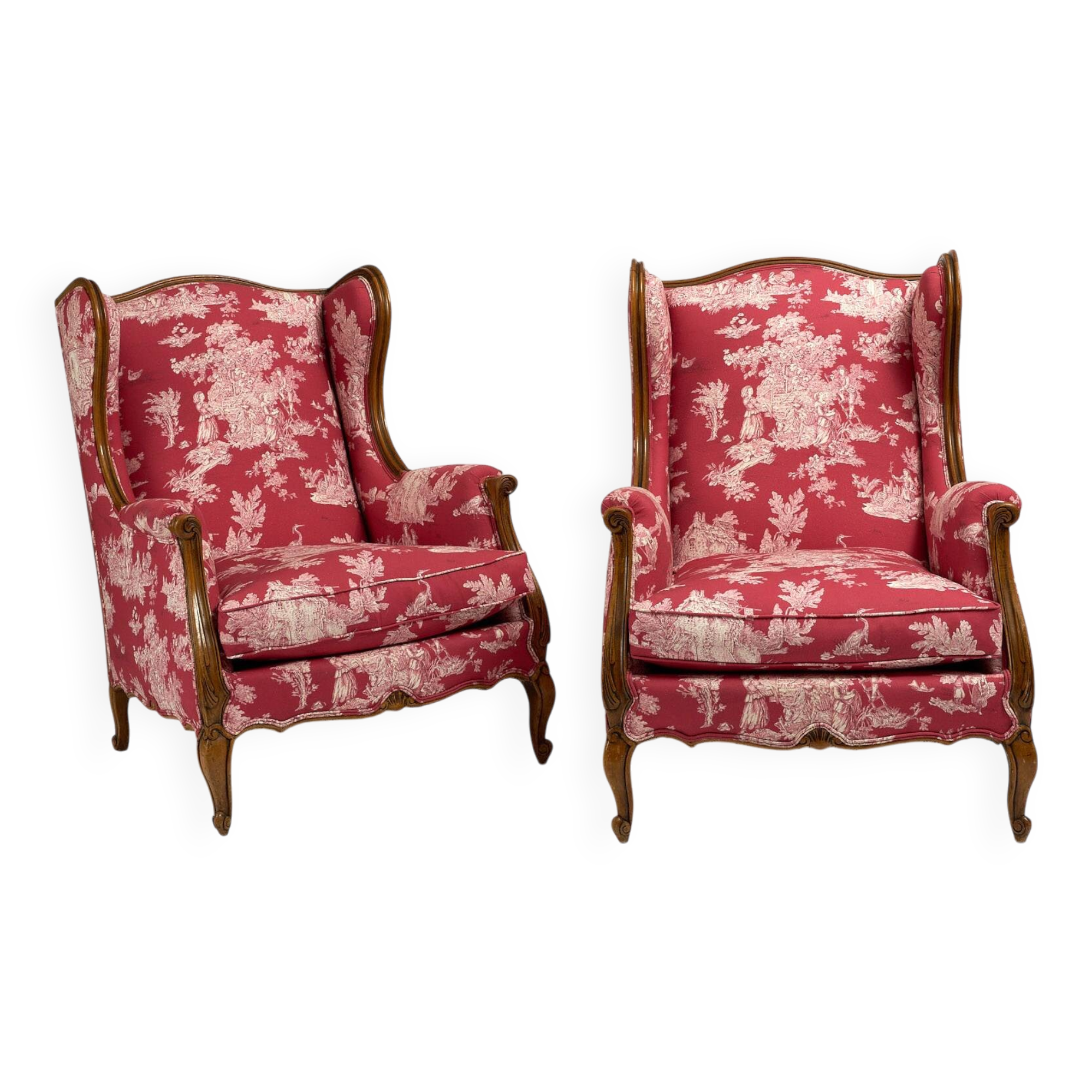 Pair of Louis XV style shepherdesses