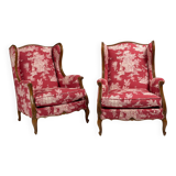 Pair of Louis XV style shepherdesses