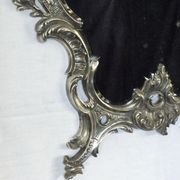 Nineteenth century mirror in silver bronze
