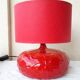 Red ceramic lamp