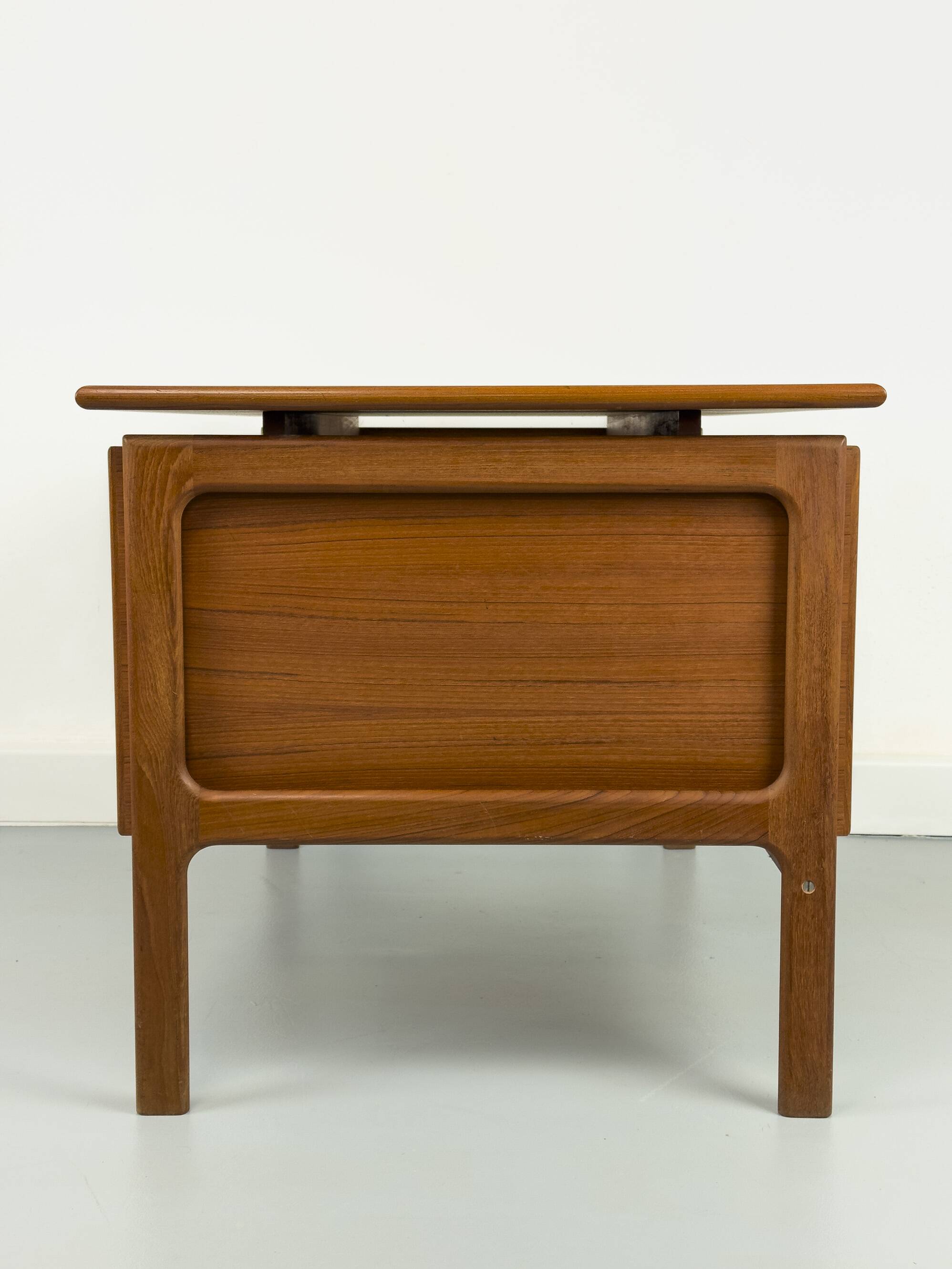 Teak Desk with 3 Drawers from GV Møbler, 1960s