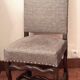 lot of six chairs Henry II sheep bone