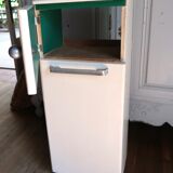 Vintage wooden bread hutch