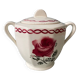 Sucrier vintage en demi porcelaine de Badonviller
