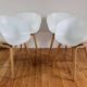 4 fauteuil scandinave Hay "about a chair" blanc