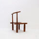Traditional African hand-carved 'Baoulé' chair, 1920s