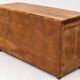 Antique workshop furniture with 9 solid wood drawers.