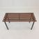 Bench in Teak with Brass Feet, Italy, 1950s