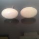 Old pair of porcelain door handles