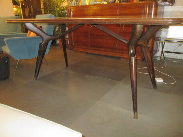 Table with glass top from the 70s