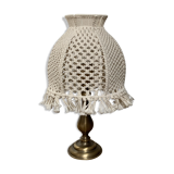 Macramé lampshade