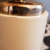 1970s old brass pineapple and gold metal lamp