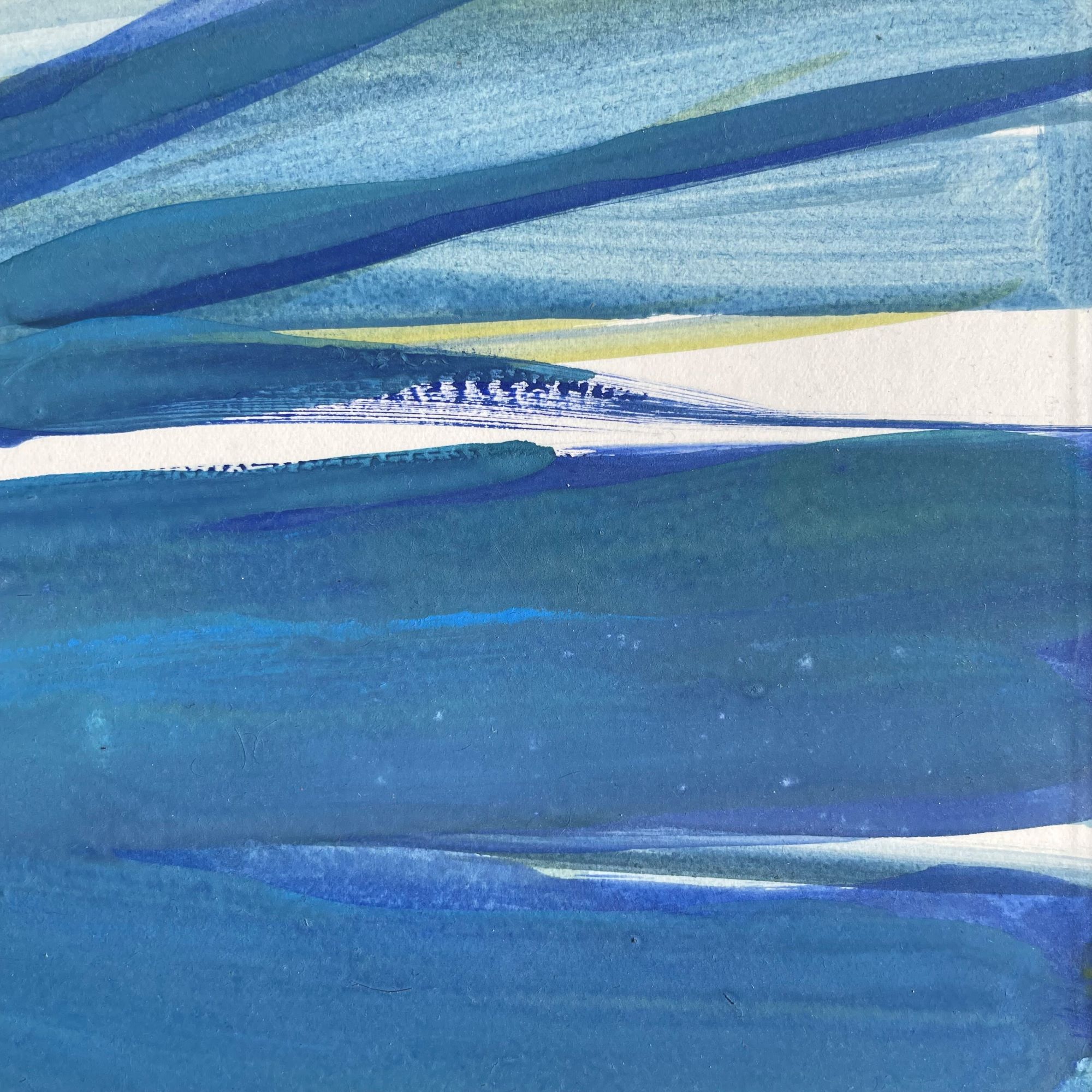 Dutch art work, Paul Overhaus ‘Sea nr. 5’, dated 1977