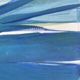 Dutch art work, Paul Overhaus ‘Sea nr. 5’, dated 1977