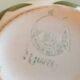 Moulin des Loups green tablecloth model gravy boat / 50s-60s