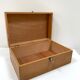 Old wooden box from the 70s