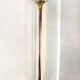 Brass and glass floor lamp by Angelo Brotto for Esperia Italia Anni '60