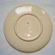 Ear Bowl + Ceramic Saucer Vallauris Flowers Edged Golden