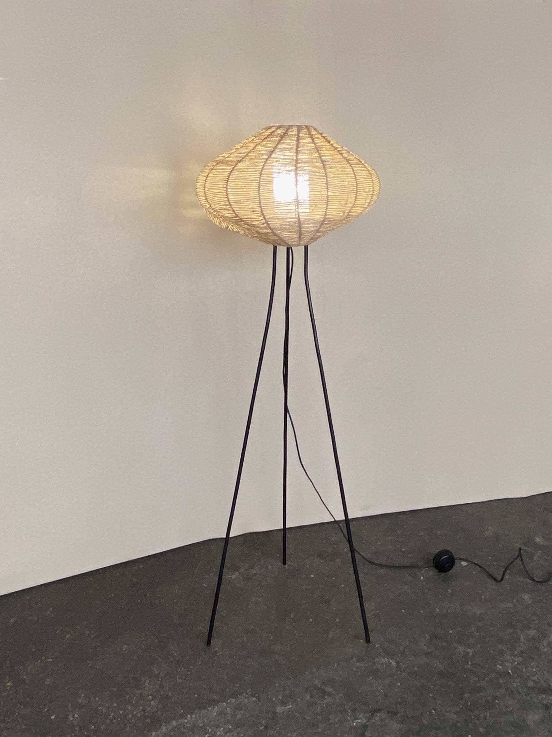 “Cocoon” floor lamp, 1950s