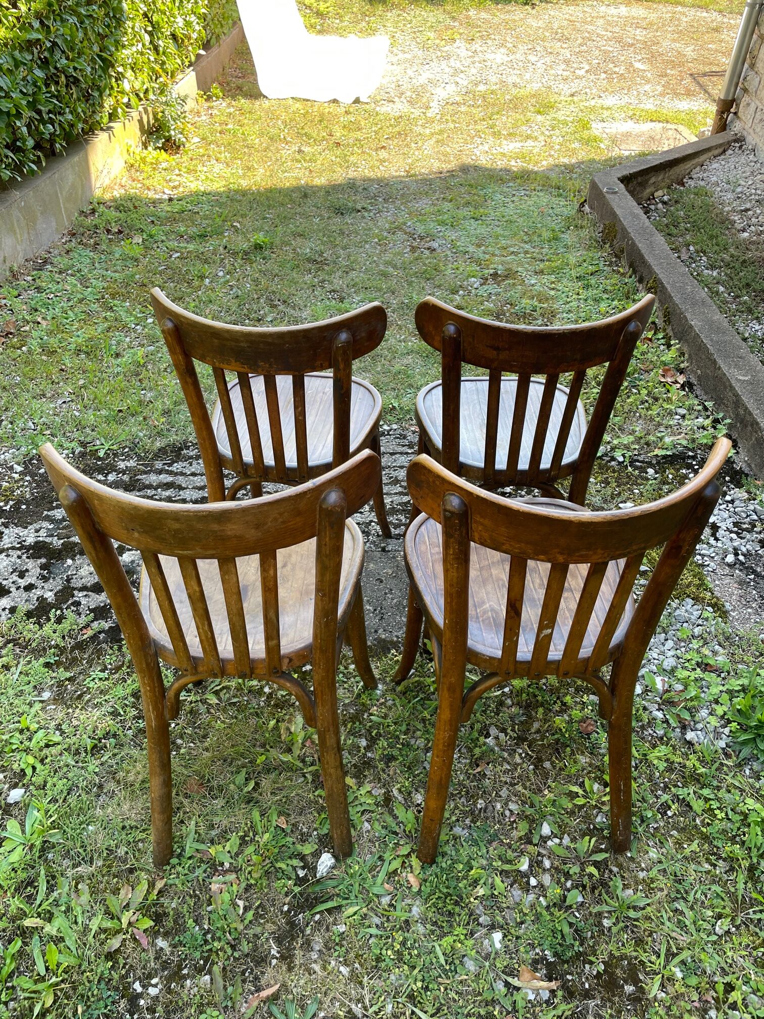 4 Baumann bistro chairs