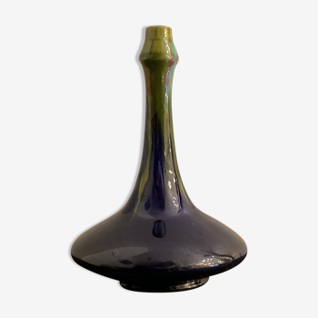 Soliflore vase in glazed French ceramic, 1920