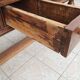 Farm table in walnut