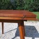 Extendable table with compass legs