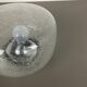 Cone Ice Glass Bubble Wall Light Made by Hillebrand Leuchten, Germany