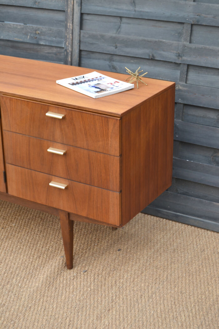 Teak & rosewood row by Wrighton * 168 cm