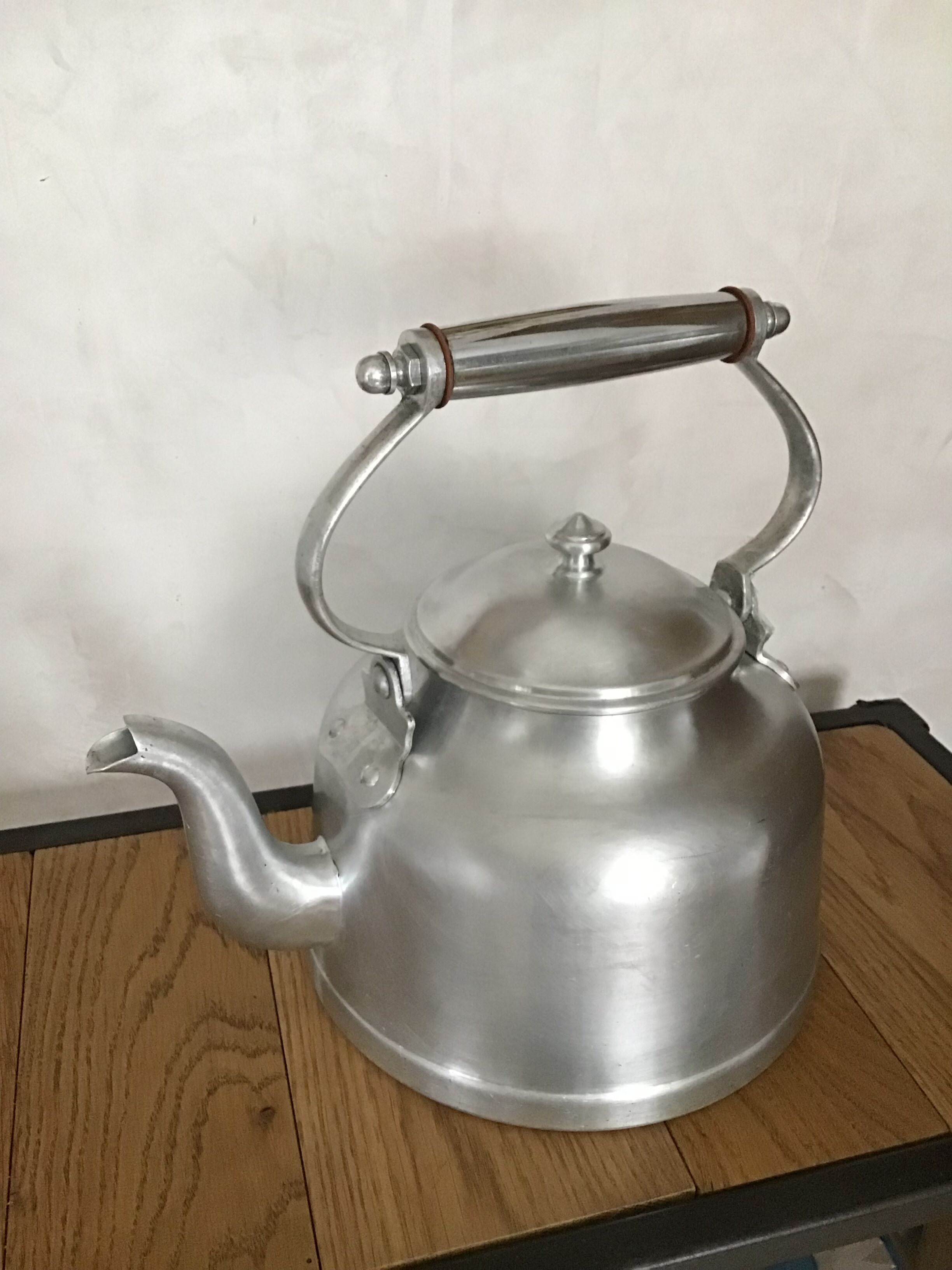 Vintage aluminum kettle